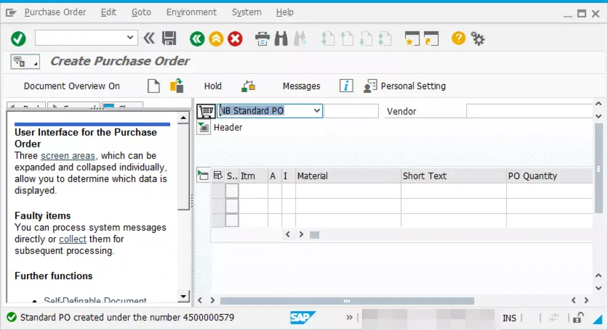 Sap Purchase Order Process Flow Chart