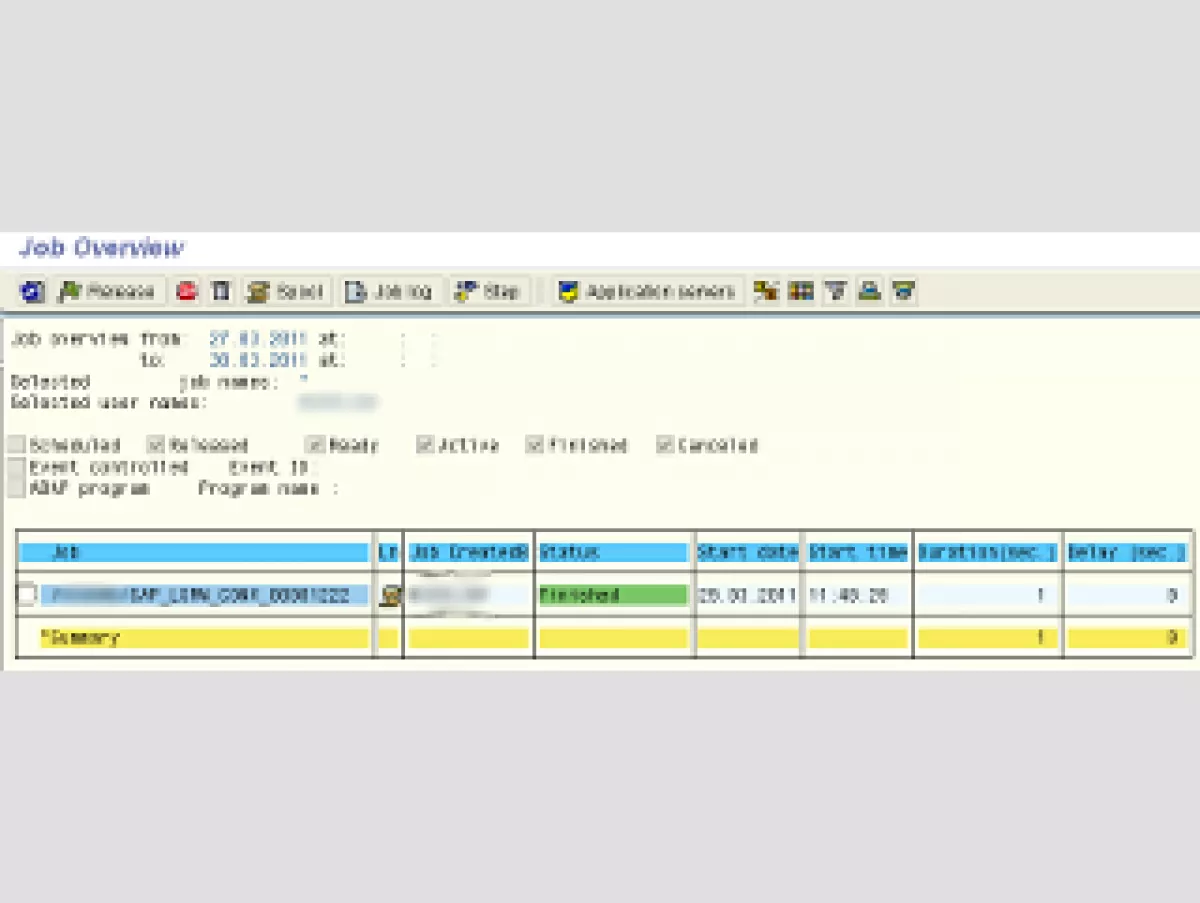 SAP LSMW batch scheduling