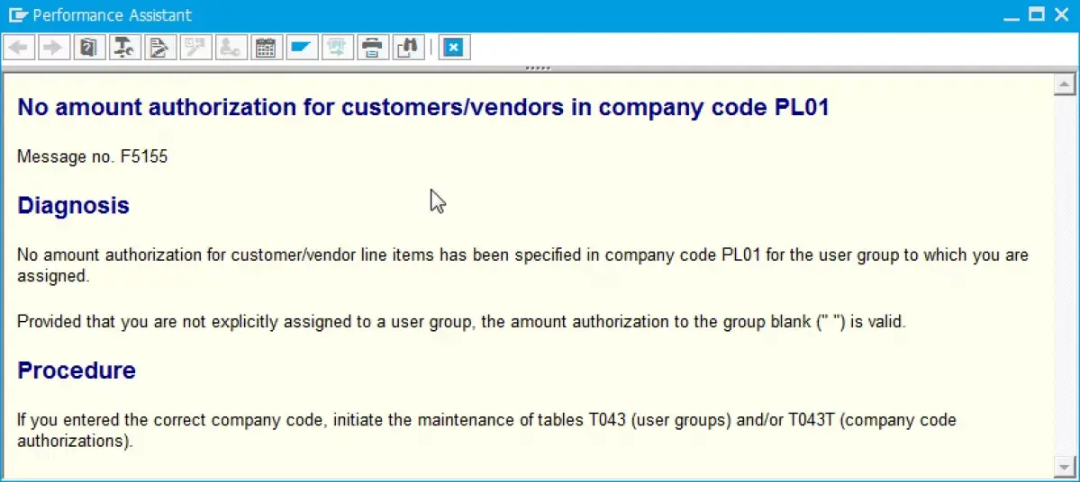 Authorization error message. F6518 SAP ошибка. 005155 Ошибка. TPM_trg198 ошибка SAP. САП ошибка 88 расшифровка.