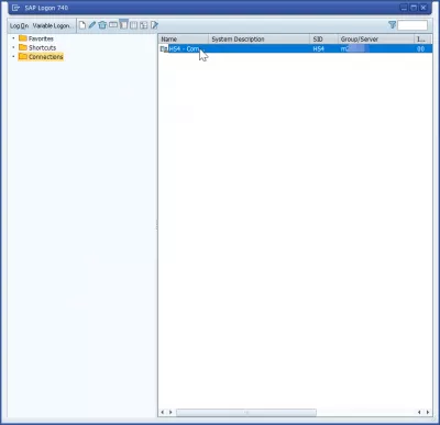 Add server in SAP GUI 740 in 3 easy steps : SAP GUI version 740 with a new application server defined