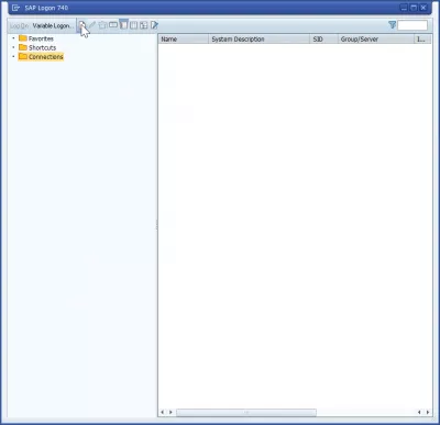 Add server in SAP GUI 740 in 3 easy steps : Add new item in SAP GUI 740