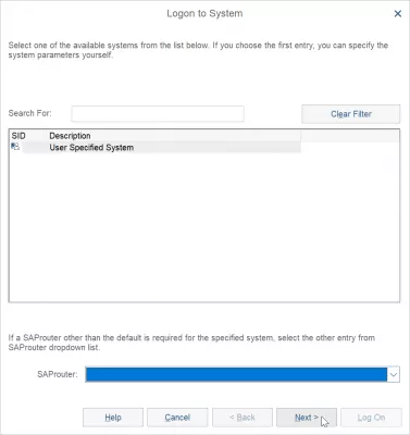 Add server in GUI de SAP 750 in 3 easy steps : Crear nueva entrada del sistema en SAP 750