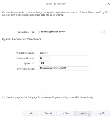 Додайте сервер у SAP GUI 750 за 3 простих кроки : Введення параметрів підключення до системи SAP в SAP GUI 750