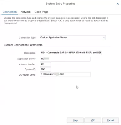 Lägg till server i SAP GUI 750 i tre enkla steg : Ändra SAP-systeminmatningsegenskaper i SAP GUI 750