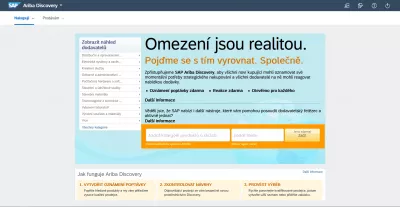 SAP Ariba: changer la langue de l'interface en toute simplicité : Interface SAP Ariba en tchèque