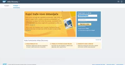 SAP Ariba: changer la langue de l'interface en toute simplicité : Interface SAP Ariba en croate