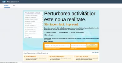 SAP Ariba: changer la langue de l'interface en toute simplicité : Interface SAP Ariba en roumain