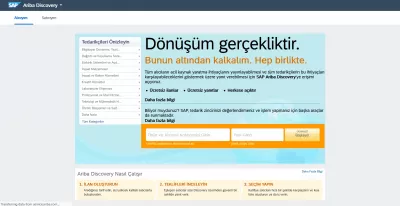 SAP Ariba: change language of the interface made easy : SAP Ariba interface in Turkish