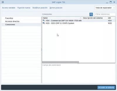 Cambie el idioma de inicio de sesión de SAP NetWeaver en 2 sencillos pasos : Inicio de sesión de SAP en español