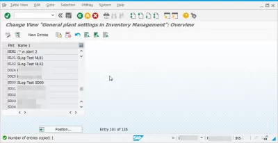 कैसे हल करने के लिए SAP त्रुटि M7001 चेक तालिका T159L: प्रविष्टि मौजूद नहीं है : संयंत्र प्रबंधन लेनदेन में नए संयंत्र सेटिंग्स में कॉपी की गई प्रविष्टि