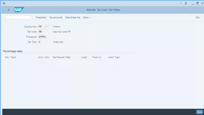 SAP Company code assignment to country in 3 easy steps : Maintaining same tax code creation for second tax type