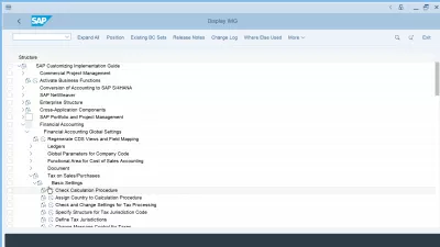 SAP Company code assignment to country in 3 easy steps : Check calculation procedure path in SPRO