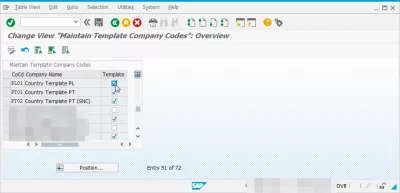 FINS_ACDOC_CUST209 El código de la empresa está marcado como plantilla : Transacción FINSC_CO_CD_TEMPLATE mantener plantilla código de empresa