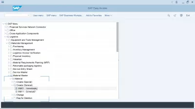 Hoe maak je een materiaal in SAP? : Transactie MM01 om een ​​materiaal in SAP in de SAP-structuur te maken