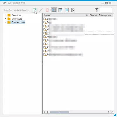 Cum puteți crea o nouă intrare de sistem în GUI SAP în 4 pași simpli? : Noul buton de conectare la server