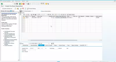 How to create purchase requisition in SAP using ME51N : Create purchase requisition valuation tab