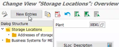 Comment créer un emplacement de stockage dans SAP : SAP crée un magasin