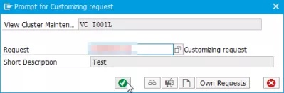 How to create a storage location in SAP : Customizing request prompt to create storage location