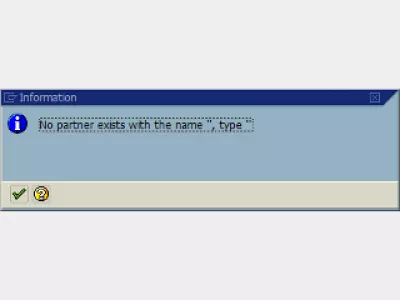 SAP define a Partner System for IDoc Inbound Processing : SAP information message error No partner exists with the name, type 