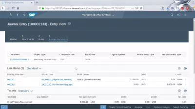 Display financial statement tile in SAP FIORI and balance sheet check : Manage journal entries related documents