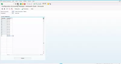 Message FF709 error in account determination: table T030K : Adding new account assignment for account and tax code