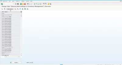 Error Message M7001 Check table T159L entry does not exist : Change view general plant settings in inventory management overview