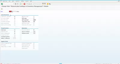 Mensaje de error M7001 La entrada de la tabla de verificación T159L no existe : Crear configuraciones generales de planta en la gestión de inventario para una nueva planta