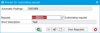 Solve SAP error M8147 account determination for entry not possible : Prompt for customizing request