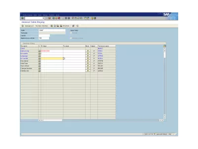 SAP இல் ஒரு பொருள் வகைப்பாடு காணலாம் : படம் 5: SAP, CAWNT அட்டவணை அளவுகோல்கள்