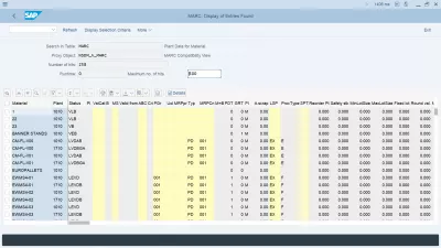 ¿Cómo manejar archivos grandes en SAP? : Tabla SAP con gran número de resultados mostrados en SE16N