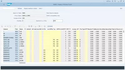 Как да се справяме с големи файлове в SAP? : SAP таблица с голям брой резултати, показани в SE16N