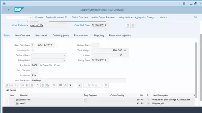 How to create sales order in SAP S/4 HANA : SAP order management