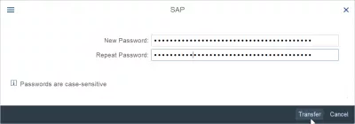 Bagaimana Cara Mereset Dan Mengubah Kata Sandi SAP? : Ubah kata sandi pada layar masuk SAP