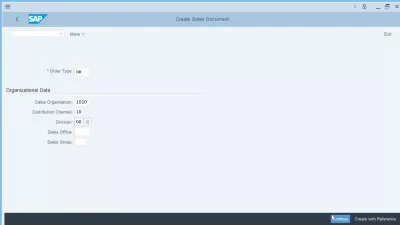 Πώς Να Χρησιμοποιήσετε Το SAP GUI; : Επιλογή δεδομένων για τη δημιουργία παραγγελιών πώλησης