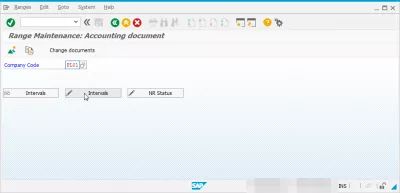 Interval does not exist for object RF_BELEG : Transaction FBN1 range maintenance accounting document