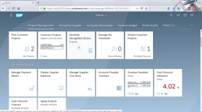 Manage my timesheet and event-based revenue recognition in SAP Cloud : Event based revenue recognition in SAP FIORI application list