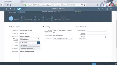 Como planejar um projeto de cliente no SAP Cloud? : Customizando o Projeto do Cliente