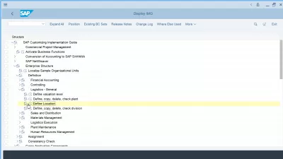 Create a plant location in SAP Logistics : Define location in customizing transaction