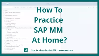 วิธีฝึก SAP MM ที่บ้าน : วิธีฝึก SAP MM ที่บ้าน