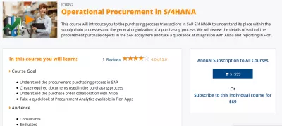 What is procurement lifecycle management for operational purchasing? : SAP Operational procurement training