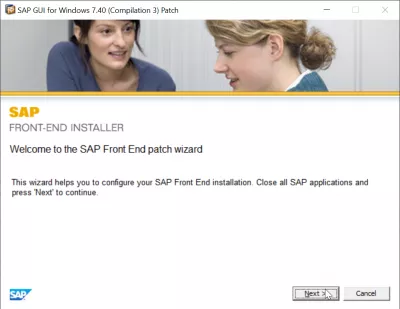 Etapas De Instalação Do SAP GUI [Versão 750] : Primeira tela do assistente do instalador front-end do SAP