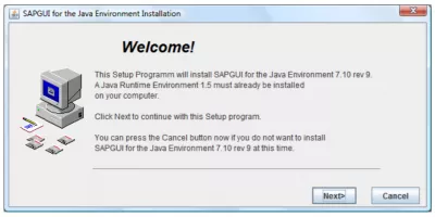 Koraki Za Namestitev SAP GUI [Različica 750] : Namestitev SAP GUI za MAC OS ali Linux z uporabo SAP JAVA GUI