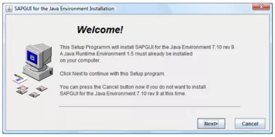 Langkah Pemasangan SAP GUI [Versi 750] : Memasang SAP GUI untuk MAC OS atau Linux menggunakan GUI SAP JAVA