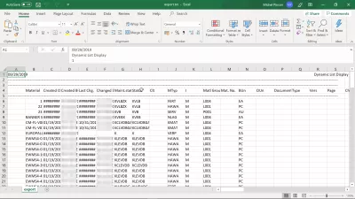 SAP จะส่งออกไปยังกระดาษคำนวณของ Excel ได้อย่างไร : Чӣ тавр маълумоти ҷадвалро аз ҷадвали SAP зеркашӣ кардан мумкин аст? Дар Excel содироти маълумоти тағирнашударо бо аломати қубур ҳамчун ҷудосози “|” кушоед