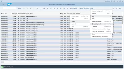 SAP Kako Izvesti U Excel Tablicu? : Resetujte izvoz u Excel postavke u SAP-u ručnim izvozom