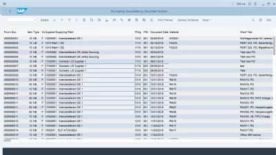 SAP How To Export To Excel Spreadsheet? : SAP table fields selected to copy to Excel