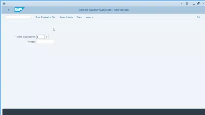 Questions d'entretien SAP MM - et leurs réponses : ME61 transaction d'évaluation du fournisseur
