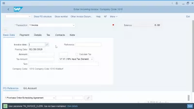 Questions d'entretien SAP MM - et leurs réponses : Vérification de la facture dans la transaction MIRO