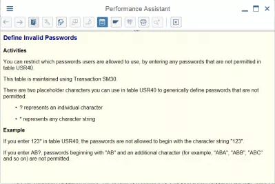 SAP password policy: how to manage it securely? : SAP invalid password contextual help