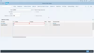 Política de contraseña de SAP: ¿Cómo administrarlo de forma segura? : USR40: Tabla para contraseñas ilegales